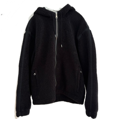 阿迪达斯休闲摇粒绒连帽外套