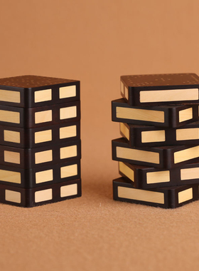 周易魔方64卦枣木雷芯玉化把件易经六爻梅花易数