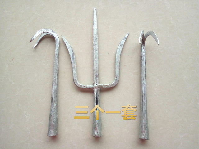 道家用品 叉勾 道士法坛用品  道家 铁叉勾 万法宗坛法架配件