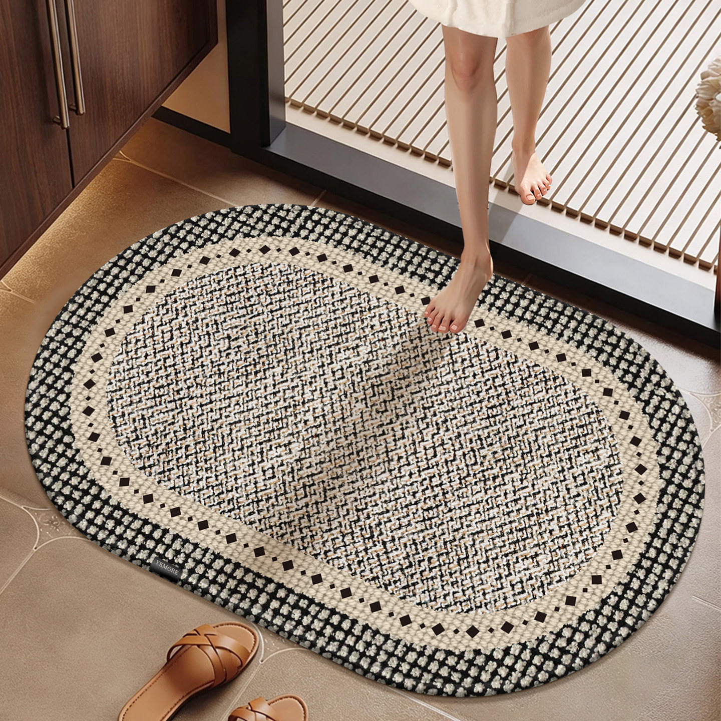 YKMORE浴室吸水地垫卫生间防滑脚踏垫洗手间门口卫浴地毯厕所门垫,居家布艺,家用脚垫,淘宝优惠券,粉丝福利购,淘宝优惠卷