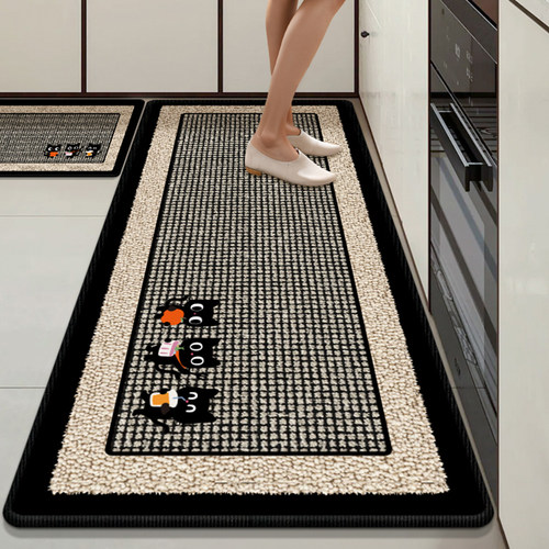 厨房地垫防滑防油可擦免洗吸水