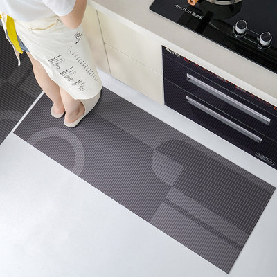 ykmore新款2024简约厨房地垫防滑防油脚垫防水地毯可擦免洗吸水垫