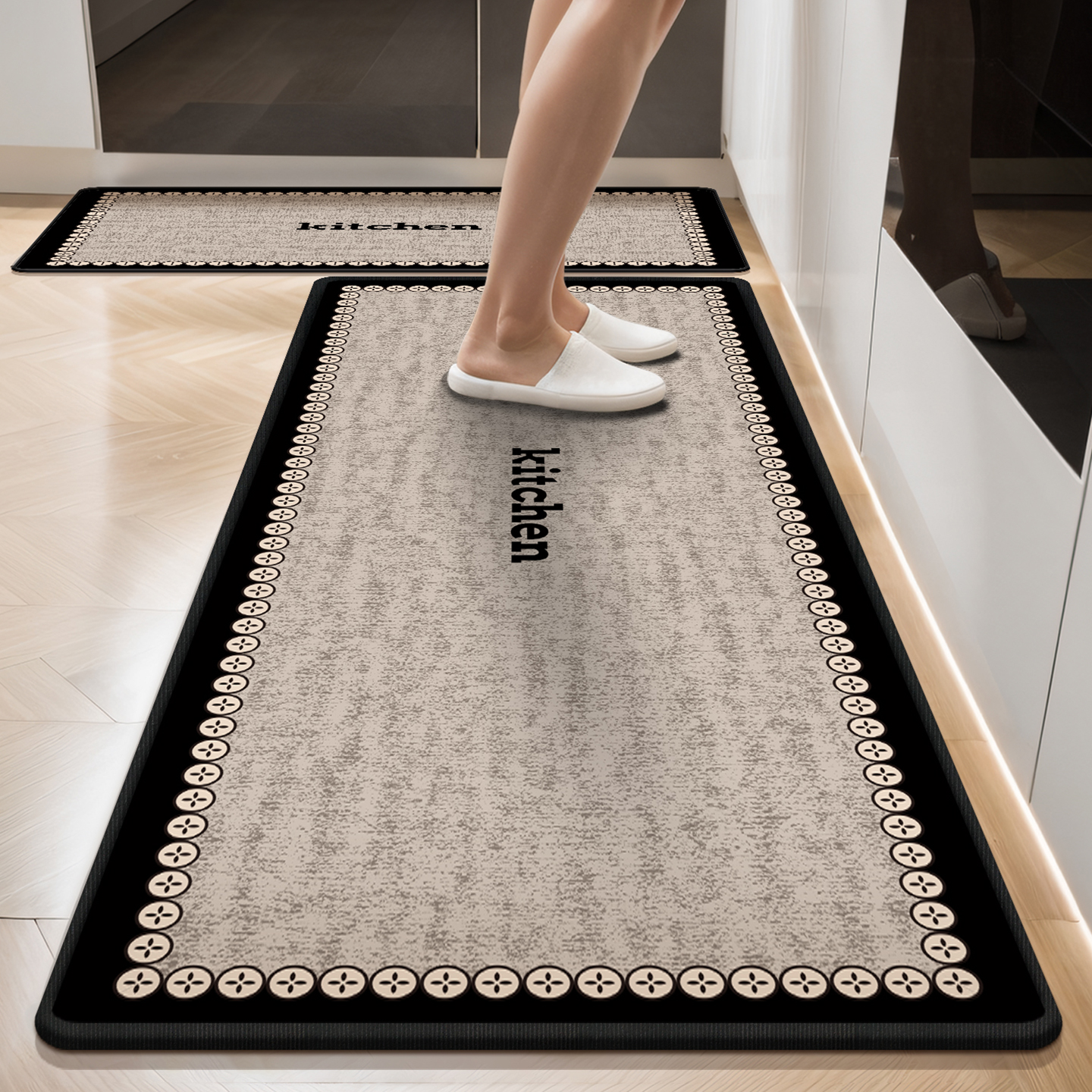 厨房地垫防滑防油可擦免洗吸水