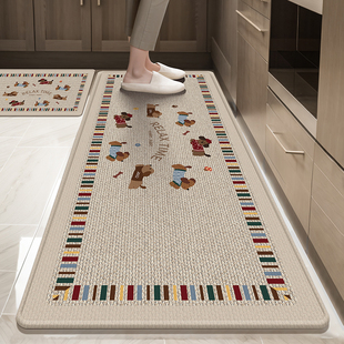 厨房地垫防滑防油可擦免清洗吸水吸油防水专用脚垫2025新款 地毯垫