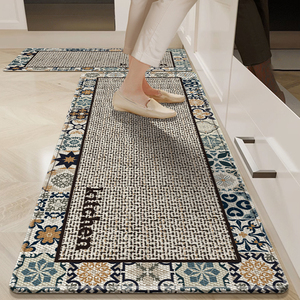 厨房地垫防滑防油可擦免洗吸水吸油专用垫脚垫子2025新款网红地毯