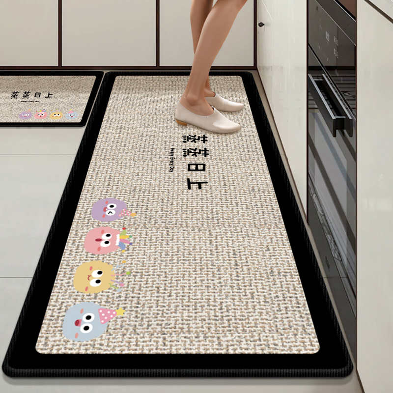 厨房地垫防滑防油可擦免洗吸水