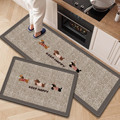 厨房地垫防滑防油可擦免洗吸水吸油专用垫脚垫子2025新款 家用地毯