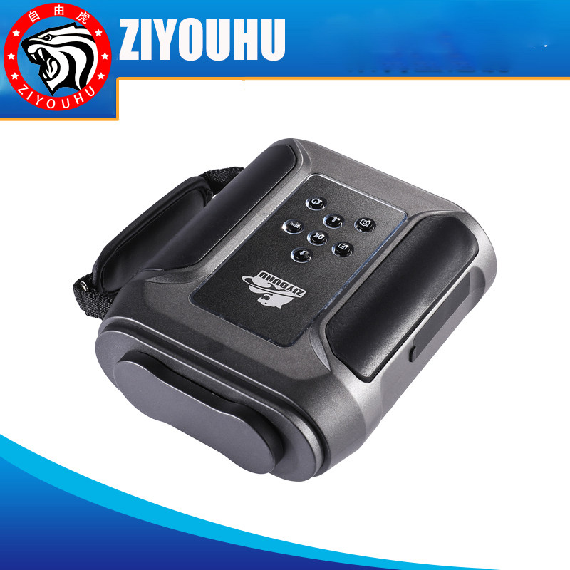 自由虎红外线夜视仪6860高清高倍户外单兵全景拍照记录仪数码望远