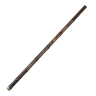 【黄卫东珍品】竹韵官方直售手工签名紫竹箫专业演奏洞箫6年紫竹