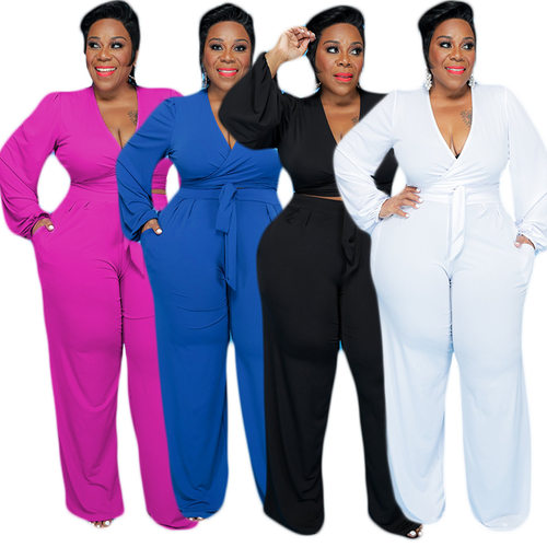 Women Loose 2 pices Casual Fashion Large Size 2 sets 2021