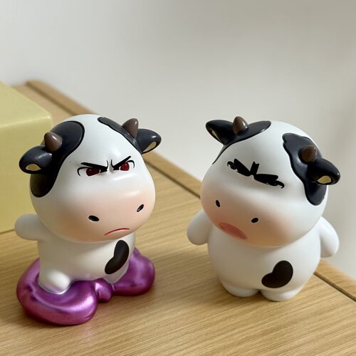 小红书同款草地牛表情包盲盒礼物