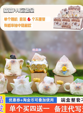 猫猫pal运水晶盲盒2025新款女孩网红爆款 天然水晶原石小红书同款