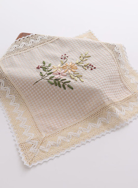 盖巾布防尘茶盘布艺小方巾茶盘盖巾万能小盖巾家用厨房盖布防尘