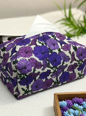 手作纯棉帆布纸巾盒抽纸盒纸巾套客厅布艺纸巾袋纸抽收纳纸袋家用