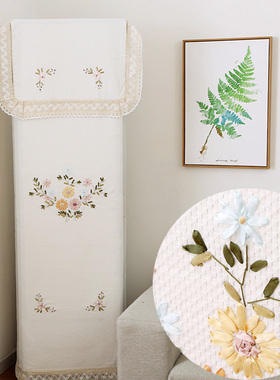 简约方形客厅立式空调罩柜机柜式全包防尘套布艺开机不取