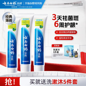 云南白药经典薄荷牙膏210g