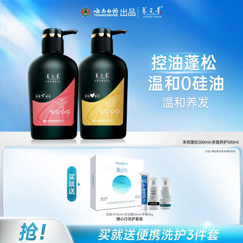 云南白药生姜茶叶组合装500ml*2