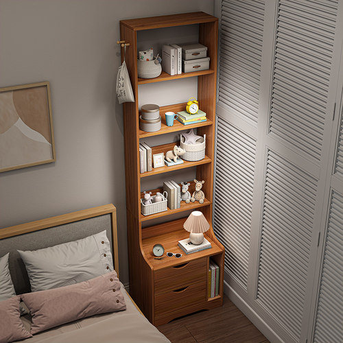 多层收纳柜子带小书架