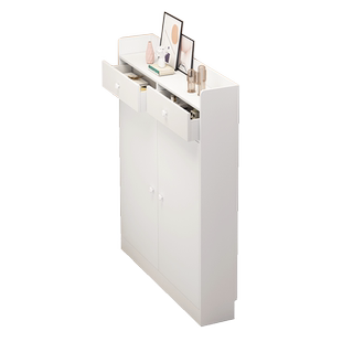 鞋柜超薄20cm家用门口大容量阳台窄柜子简约现代收纳储物柜小鞋架