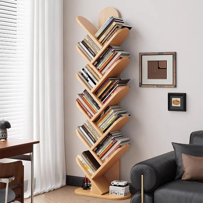 置物架落地家用简易储物架多层玩具收纳架树形书架儿童书柜不占地,收纳整理,书桌收纳置物架,淘宝优惠券,粉丝福利购,淘宝优惠卷