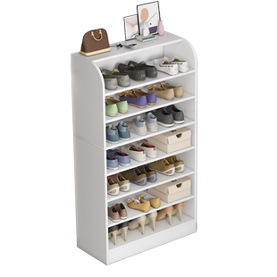 鞋架转角入户楼道放门外置物架简易收纳鞋柜防尘门口省空间鞋架子