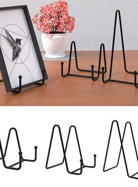 Plate Display Stand Picture Easel Metal Plate Stands Holder
