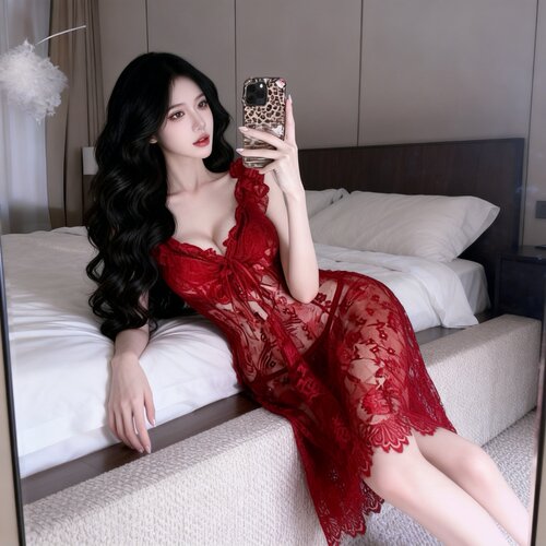 家居服柠檬物语感蕾丝睡裙内衣床上挑逗激情诱惑免脱激情睡衣睡衣