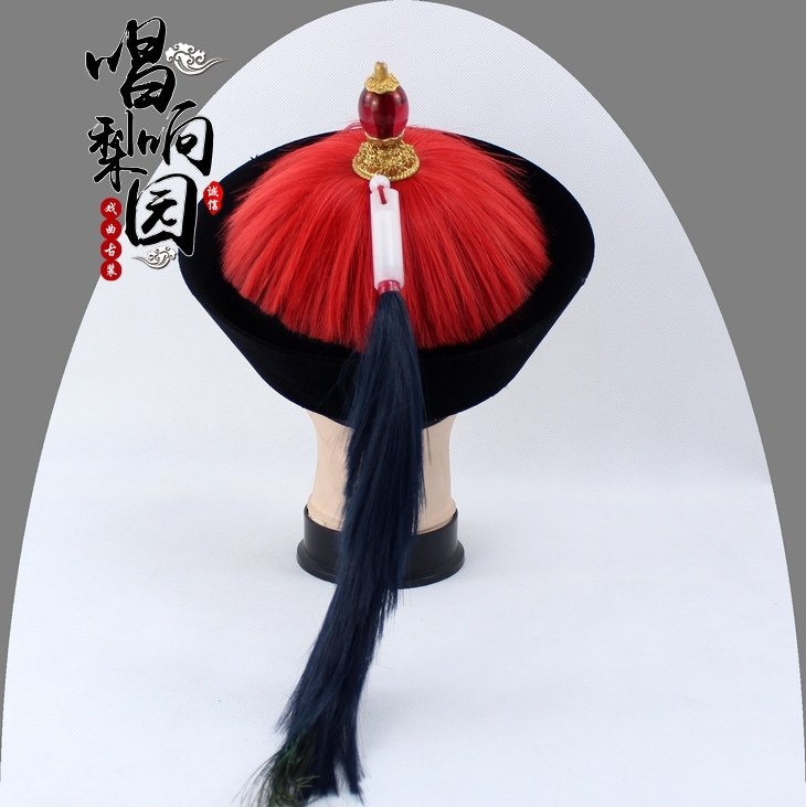 新戏曲新款影视古装冠僵尸帽大臣将军帽清朝一品官帽暖帽带花翎鞑|msdalam kategori Butik wanita / wanita, pakaian/pakaian kebangsaan/peringkat pakaian, pakaian kebangsaan/pakaian - dari Buy2taobao.com untuk memberikan perkhidmatan ejen Taobao profesional membeli