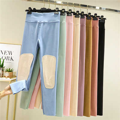 德绒秋裤女自发热内穿加绒厚冬季