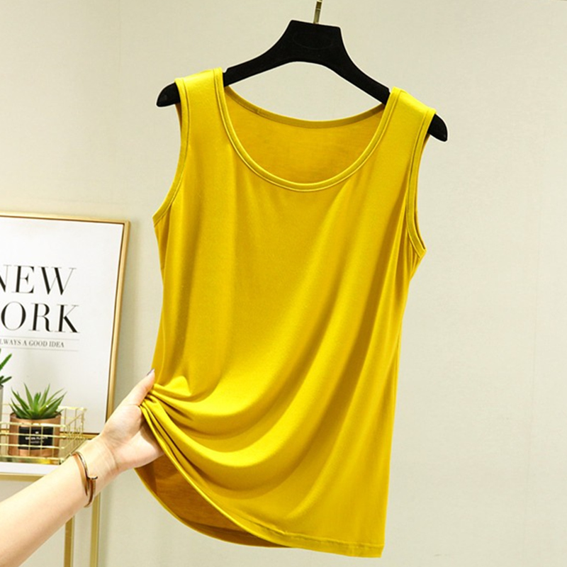 莫代尔内搭宽松背心吊带