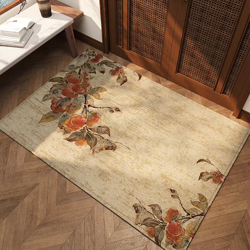 新款中式简约国风高级入户门地垫地毯进门垫防滑家用门口定制脚垫,居家布艺,入户地垫,淘宝优惠券,粉丝福利购,淘宝优惠卷