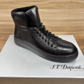 男士 中帮短筒马丁靴高帮休闲皮鞋 羊皮短靴冬季 加绒保暖男靴子板鞋