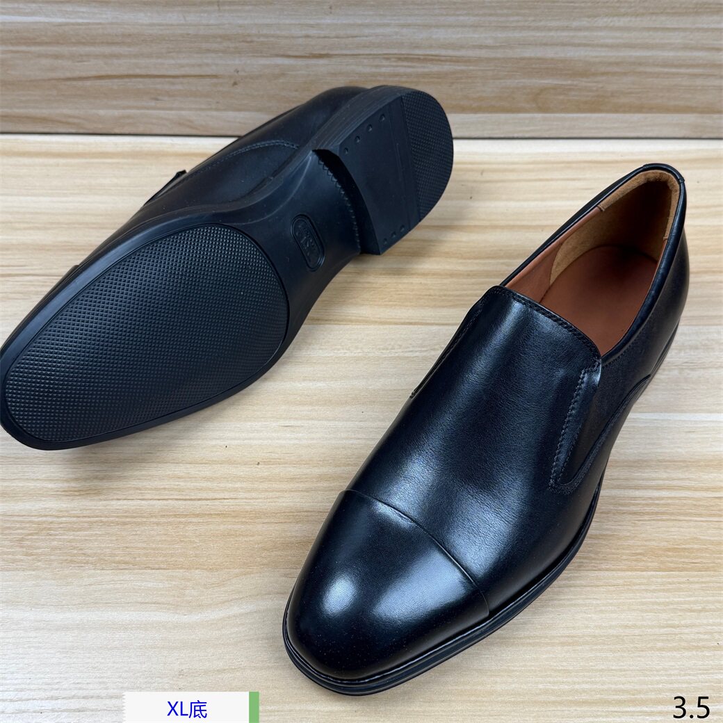 40.42加州工艺男士真皮三接头套脚一脚蹬商务正装休闲XL底皮鞋