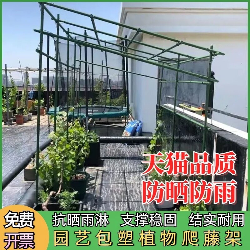 庭院户外葡萄架百香果专用爬藤架子立柱式牵引架猕猴桃南瓜葫芦架