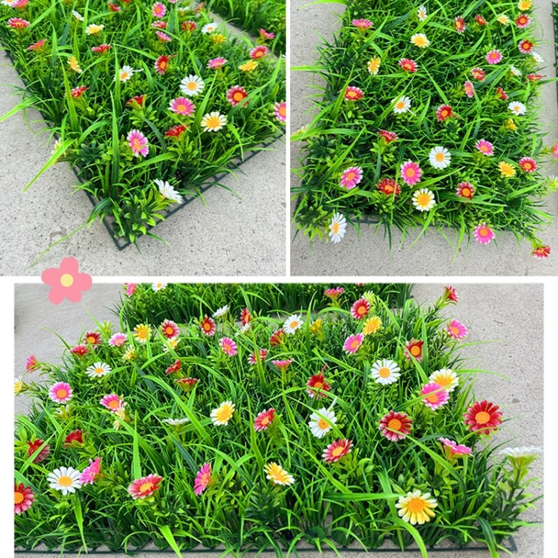 仿真隔断草坪花植物墙塑料假花草垫摆件造景地毯花箱窗台楼梯装饰
