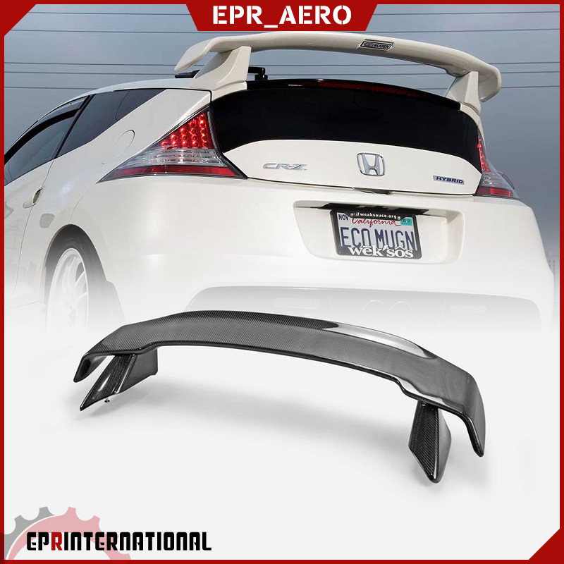 适用于本田CRZ改装 ZF1无限款MUGEN后扰流定风机翼碳纤维尾翼加装