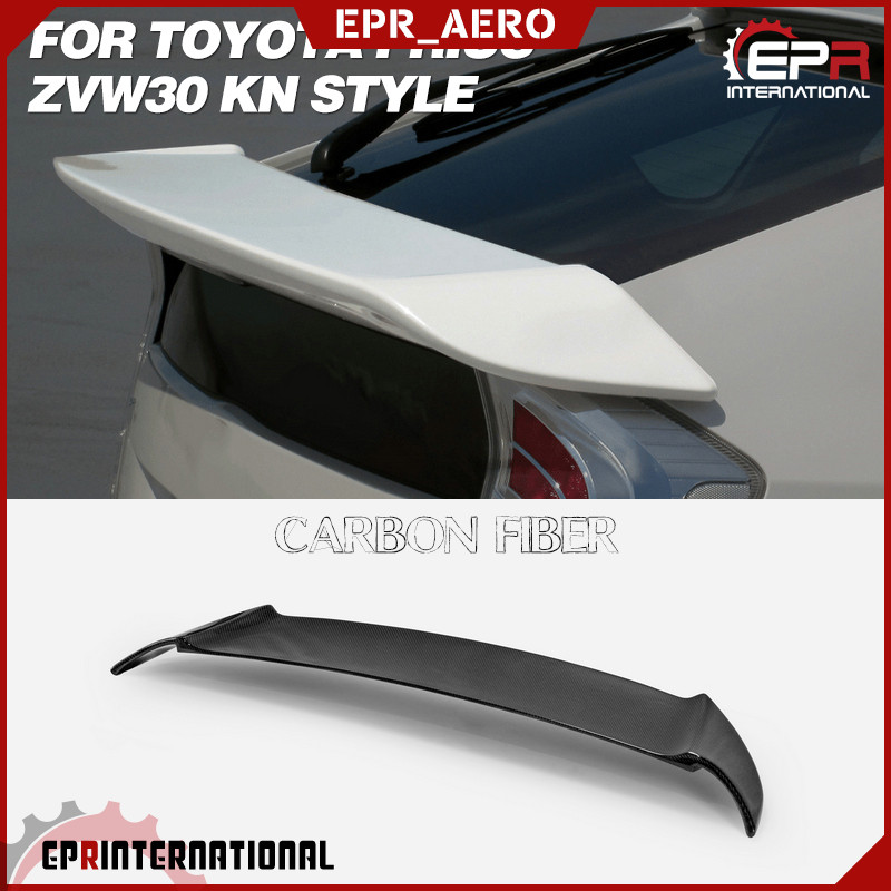 适用于08'.05~11'.11普锐斯Prius ZVW30 KN碳纤维改装尾翼 定风翼