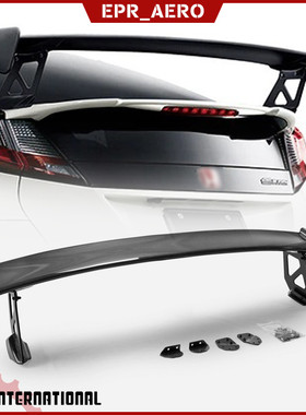适用于本田思域Civic Type R FK2 Mugen款碳纤维改装GT尾翼定风翼
