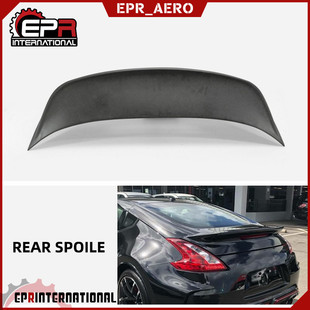 适用于恶魔Z34 370Z改装 全套Nismo后备箱尾翼加装树脂纤维尾翼板