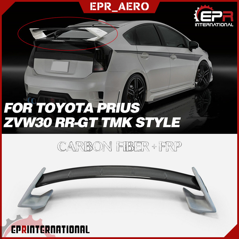 适用于丰田08-11普锐斯Prius ZVW30 RR-GT TMK款碳纤维改装GT尾翼