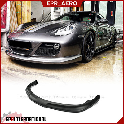 适用于保时捷 06-12 Cayman 987.2 卡曼碳纤维EPR款前唇头唇前铲
