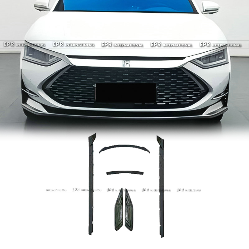 适用于比亚迪 BYD 汉 DM 2020款 PP塑料材质前唇侧裙全套包围改装