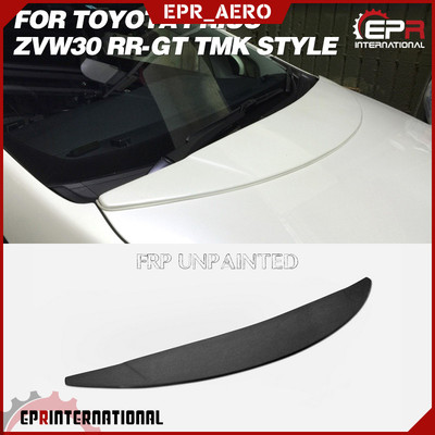 适用于丰田08-11普锐斯Prius ZVW30 RR-GT TMK款碳纤维改装机盖唇