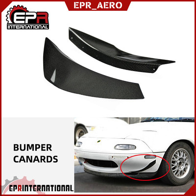 适用于马自达MX5 NA MK1 Miata ARS前杠风刀碳纤维改装前杠扰流片