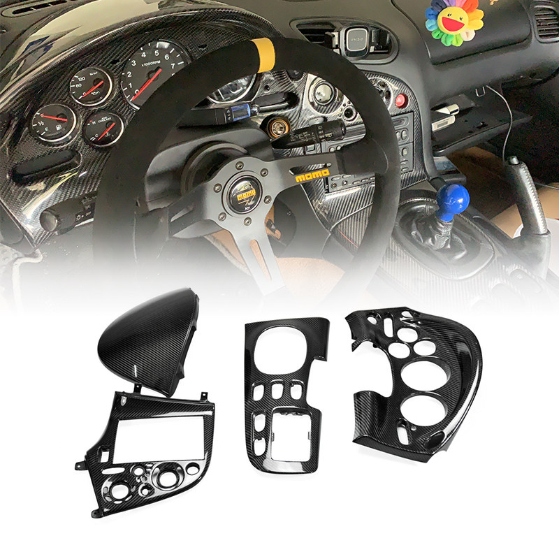 马自达RX7 FD3S 真碳纤维改装内饰套件 仪表 多媒体圈 排档盖替换|ruв категории автомобиль/товаров/аксессуары/переоснащение, Внешние украшения автомобиля/установка украшения/защита, Внешние украшения автомобиля, автомобильные декоративные наклейки - от Buy2taobao.com для оказания профессиональной услуги покупки агента Taobao