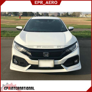 适用于本田两厢思域Civic FK7 Mugen款碳纤维改装前唇前铲 前下巴