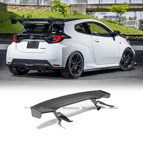 适用于丰田 GR Yaris 干碳纤维VTX款GT尾翼扰流定风顶翼包围改装