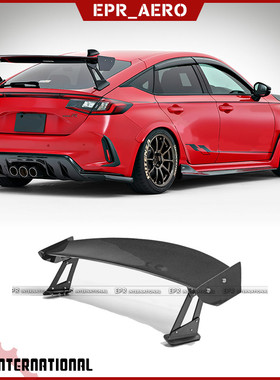 适用于本田思域 FL5 TypeR 碳纤维VRS款GT尾翼后扰流板定风翼改装