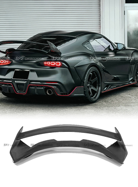 适用于丰田GR Supra A90 碳纤维D款GT尾翼扰流板定风翼改装包围