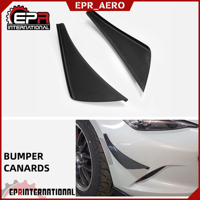 适用于Mazda马自达MX5 ND RF碳纤维包围改装 前杠扰流小片 VE风刀